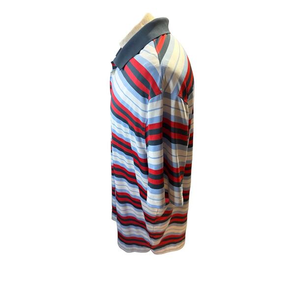 Nike Golf Tour Performance Dri-FIT Striped Polo Shirt XXL Multicolor - Picture 2 of 5